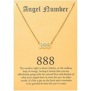 Angel Number Choker Necklace Numerology Jewelry for Women